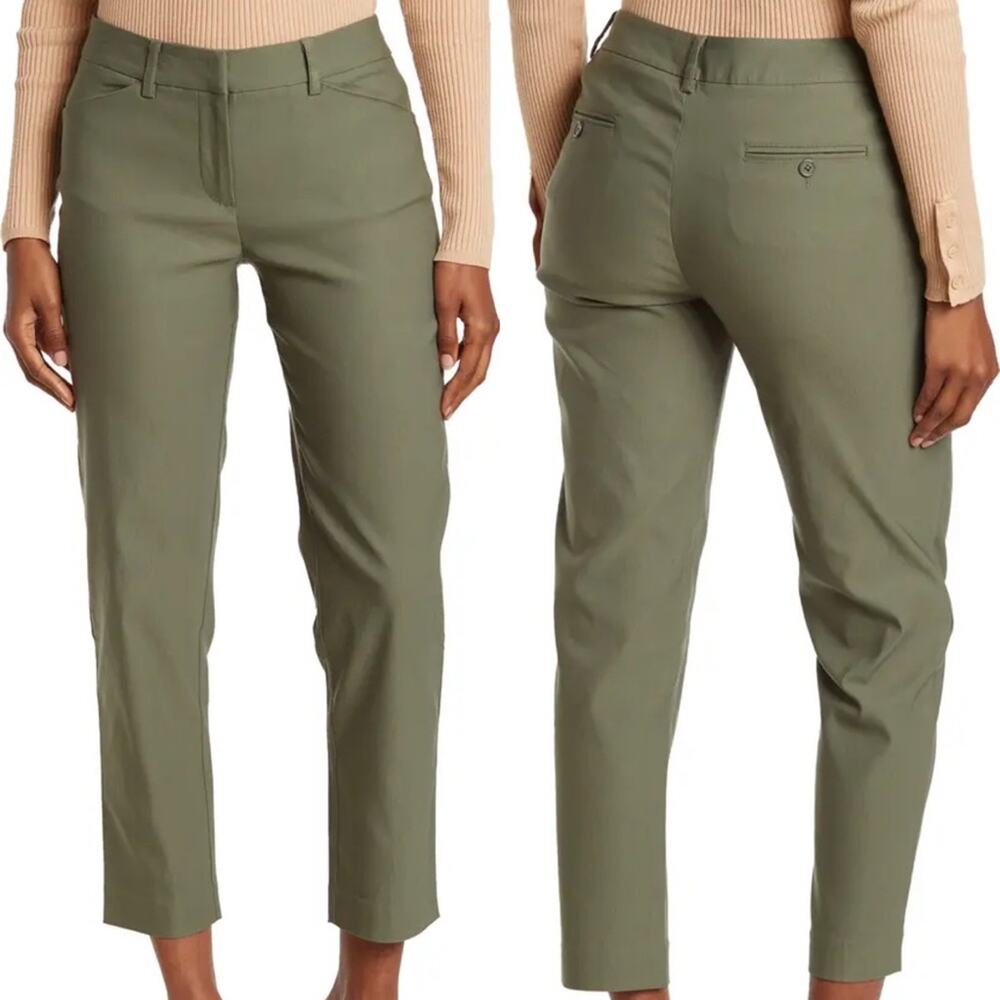 Nanette Lepore Ankle Length Pants Prairie Sage Cropped Trouser‎